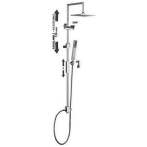 ZCOL615CR SYNCRO PLUS Colonna doccia regolabile SYNCRO PLUS PAFFONI
