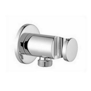 ZSUP031CR Supporto fisso TONDO in metallo con presa acqua incorporata PAFFONI