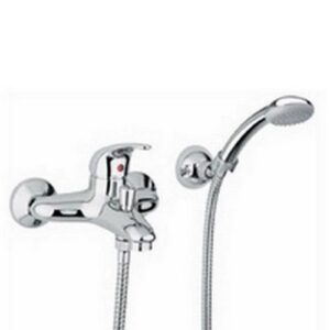 ND023CR Rubinetto miscelatore vasca con set doccia NETTUNO DUE PAFFONI - immagine 1
