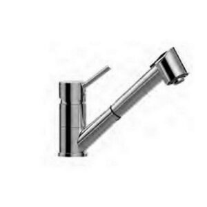BI183CR-RED Rubinetto miscelatore lavello monoforo doccia estraibile BIRILLO PAFFONI