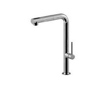 CH985CR Rubinetto miscelatore lavello monoforo doccia estraibile cromato CHEF PAFFONI