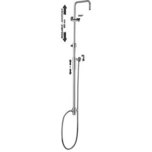 ZCOL611CRX Colonna doccia regolabile MASTER PLUS con deviatore PAFFONI - immagine 1