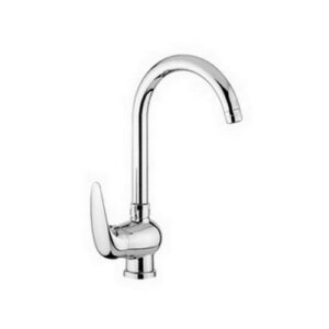 DU180CR Rubinetto miscelatore lavello monoforo con canna tubo orientabile DUEMILA PAFFONI