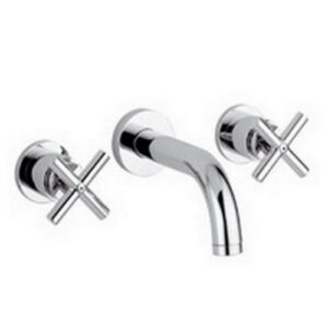 QTV003CR Batteria lavabo incasso con bocca corta L.175 mm QUATTRO PAFFONI - immagine 1