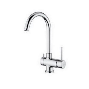 SK184CR Rubinetto miscelatore lavello canna tubo orientabile STICK PAFFONI - immagine 1