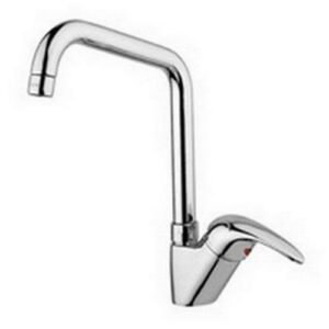 ND180CR Rubinetto miscelatore lavello monoforo canna tubo orientabile NETTUNO DUE PAFFONI - immagine 1