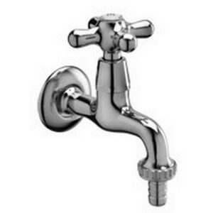 IRV211CR Rubinetto con portagomma 1/2'x3/4' con rosone IRIS PAFFONI - immagine 1