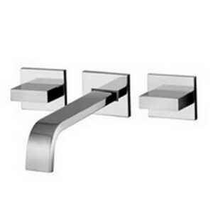 LEP003CR Batteria lavabo incasso con bocca a muro LEVEL PAFFONI - immagine 1