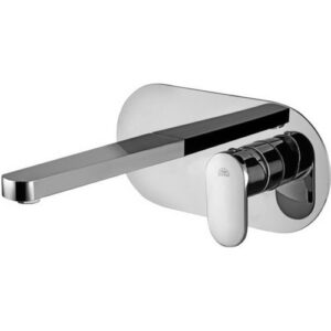 CA106CR Rubinetto miscelatore incasso lavabo con piastra in acciaio inox CANDY PAFFONI