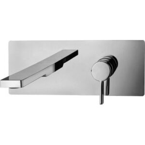 RO105CR Rubinetto miscelatore incasso lavabo con piastra in acciaio inox ROCK PAFFONI - immagine 1