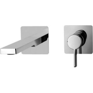 RO106CR70 Rubinetto miscelatore incasso lavabo con piastre acciaio inox ROCK PAFFONI - immagine 1