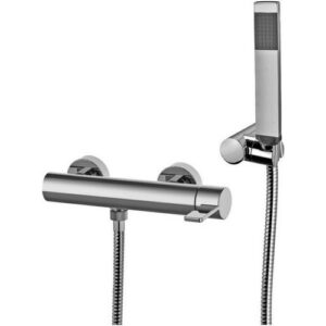 RO168CR Rubinetto miscelatore doccia completo di set 2 eccentrici 1/2”x3/4”G ROCK PAFFONI - immagine 1