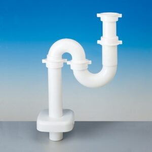 4133.036 Sifone 4133 S 2" Tubo Pp Ø40 Bianco Lira - immagine 1