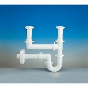 4233.187 Sifone 4233 P/A 1½" Tubo Pp Ø40 Bianco Lira - immagine 1