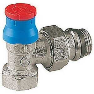 R401TG Valvola a squadra attacco tubo ferro R401X132 3/8" GIACOMINI