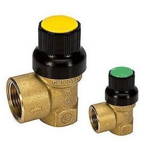 R140C Valvola di sicurezza a membrana R140CY006 1/2" x 3/4" 4 bar GIACOMINI - immagine 1