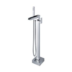 CL2167CC3CR Colonna vasca a pavimento con miscelatore, doccetta a flessibile 150cm cromo SPHERA - immagine 1