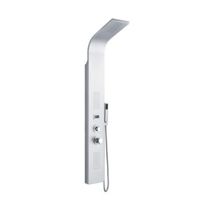 CLAI05CC3CR Colonna doccia in acciaio multifunzione anticalcare con miscelatore e display temperatura cromo SPHERA - immagine 1