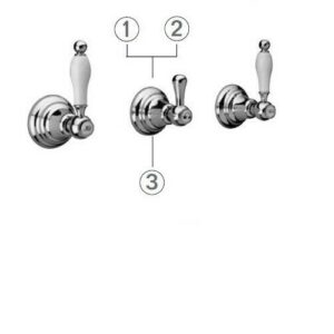DV00695 Vasca incasso 3 uscite DOLCEVITA FRISONE - immagine 1