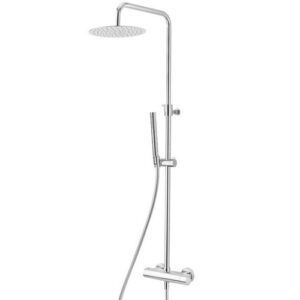FT004358451 Kit termostatico FT colonna doccia soffione D.250 doccetta cromato FRISONE - immagine 1