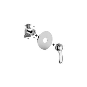 GIBOX010CR Rubinetto miscelatore incasso PBOX 010 piastra ABS GIORGIA PAFFONI - immagine 1