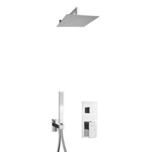 IK17352232080851 Kit doccia incasso,braccio soffione parete IKONA FRISONE - immagine 1