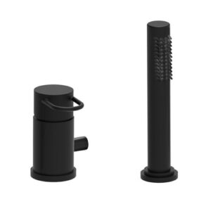 JK048NO Rubinetto miscelatore bordo vasca con portata maggiorata senza bocca nero opaco - Joker PAFFONI - immagine 1