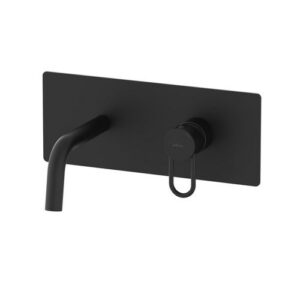 JK105NO Rubinetto miscelatore incasso lavabo inox nero opaco bocca 17,8cm - Joker PAFFONI - immagine 1