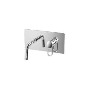 JK106CR70 Rubinetto miscelatore incasso 2 Fori 2 Piastre 70x70 bocca mm.248 JOKER PAFFONI - immagine 1