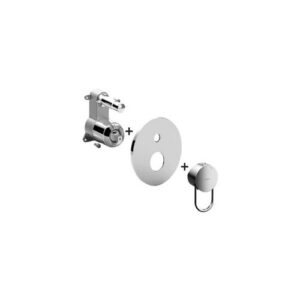 JKBOX015CR Rubinetto miscelatore incasso con deviatore PBOX 015 piastra ABS JOKER PAFFONI - immagine 1
