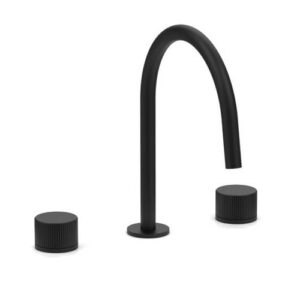 JO052NO Batteria lavabo con bocca orientabile senza scarico nero opaco Jo PAFFONI - immagine 1