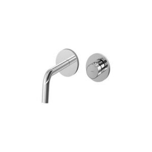 JO104CR70 Rubinetto miscelatore incasso 2 Fori2 Piastre 70x70 bocca mm.123 JO PAFFONI - immagine 1