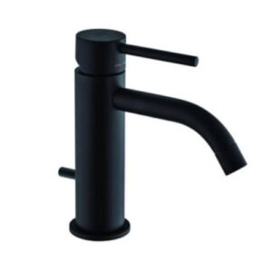 LIG075NO Rubinetto miscelatore lavabo con scarico automatico nero opaco - Light PAFFONI - immagine 1