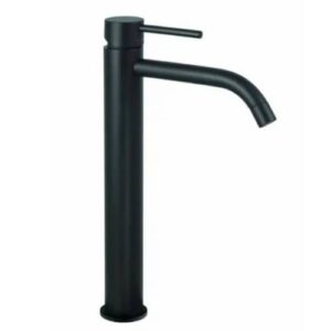 LIG081NO Rubinetto miscelatore lavabo prolungato senza scarico nero opaco - Light PAFFONI - immagine 1