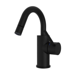 LIG138NO Rubinetto miscelatore bidet canna orient. snodo senza scarico nero Light PAFFONI - immagine 1
