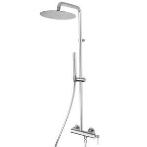 LV025358551 Kit doccia con colonna doccia h. 105 soffione doccia DO0085 cromato FRISONE
