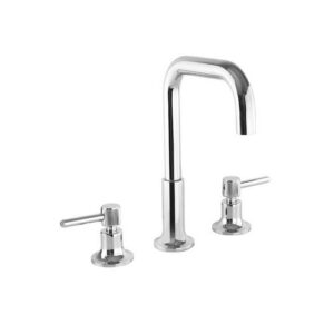 LVF263451 BATTERIA LAVABO T/C SCARICO STOP&OPEN CROMATO LEVETTA FRISONE - immagine 1
