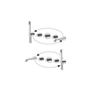 MDE001CR SET ESTERNO + SET DOCCIA + BOCCA EROGAZIONE MODULAR PAFFONI - immagine 1