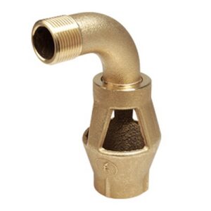 R141CY006 Imbuto scarico a vista 90°valvole sicurezza 1 1/4"M x 1 1/4"F GIACOMINI - immagine 1