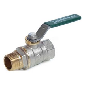 R254WX052 Valvola a sfera, attacchi F-M, maniglia a leva 3/8" GIACOMINI - immagine 1