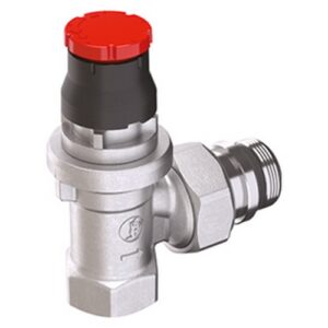 R401DBX004 Valvola termostatizzabile a squadra, tubo ferro 3/4" GIACOMINI - immagine 1