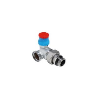 R403X024 Valvola termostatizzabile a doppia squadra attacco tubo rame SX 1/2"x18