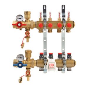 R553FKDB111 Kit collettore ottone bilanciamento dinamico G1"x B.18 /11 GIACOMINI - immagine 1