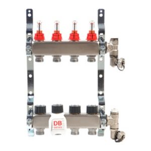 R553FSDB143 Kit collettore in acciaio G 1"F x 3/4"E /3(0-2,5L) GIACOMINI - immagine 1