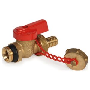 R608DY053 Rubinetto con maniglia a leva, attacchi M-portagomma 1/2" GIACOMINI - immagine 1