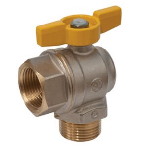 R780GBX005 Valvola a sfera a squadra, attacchi M-F, G 1"M x Rp 1" GIACOMINI - immagine 1