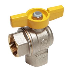 R783GBX005 Valvola a sfera a squadra, attacchi F-F, Rp 1" GIACOMINI - immagine 1