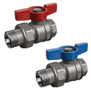 R859X329 R859 Valvola a sfera, attacchi F-M 1 1/4"F x 1 1/4"M GIACOMINI