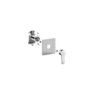 REDBOX010CR Mix incasso PBOX 010 piastra ABS RED senza deviatore PAFFONI - immagine 1