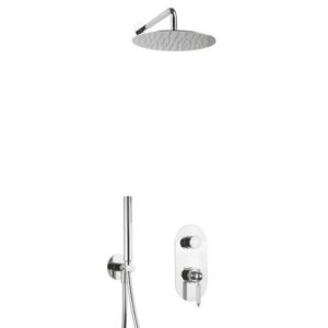 RG17351427118451 Kit doccia incasso,braccio soffione parete RIGUARDO FRISONE - immagine 1